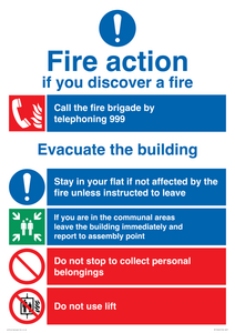Fire Action - Stay in flat if not affected by the fire